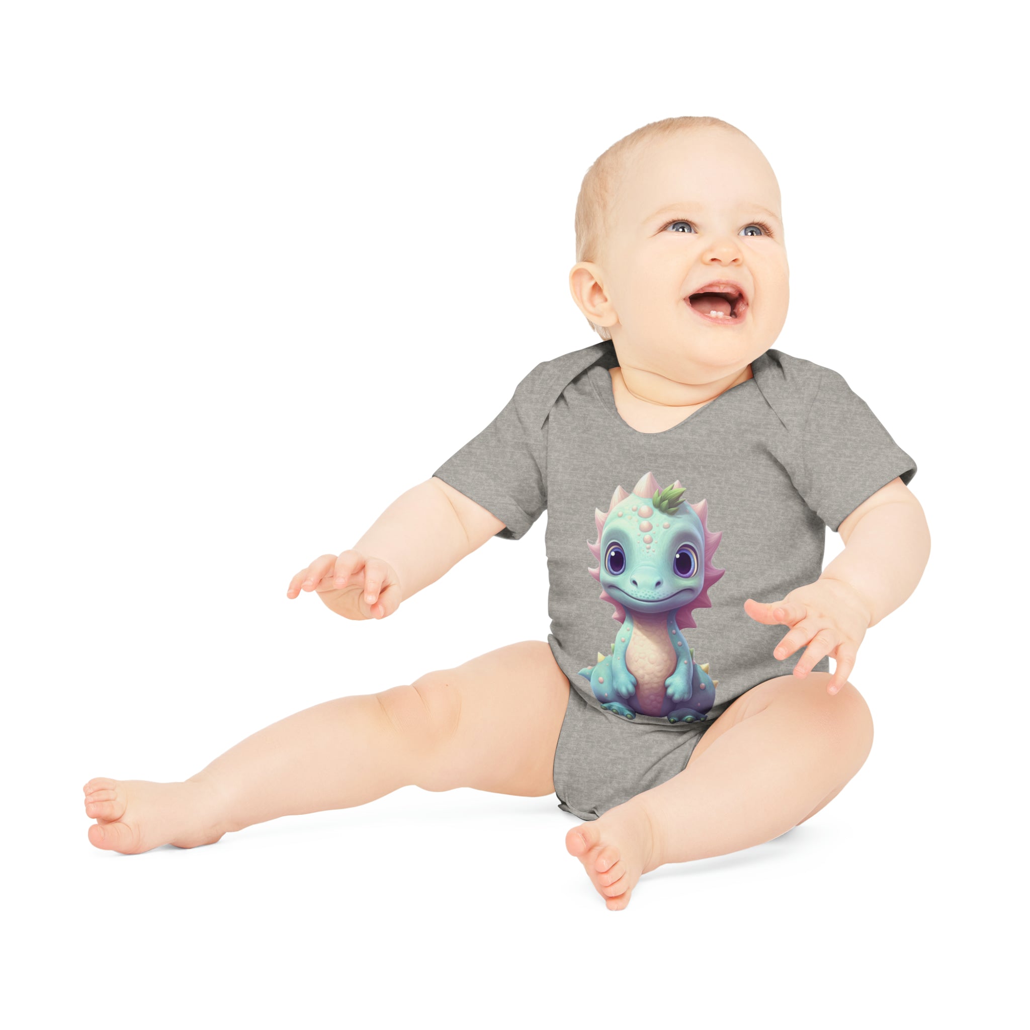 Short-Sleeve Cutie Dino Body - Eco-Friendly