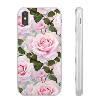 Flexible Pink Rose Phone Case