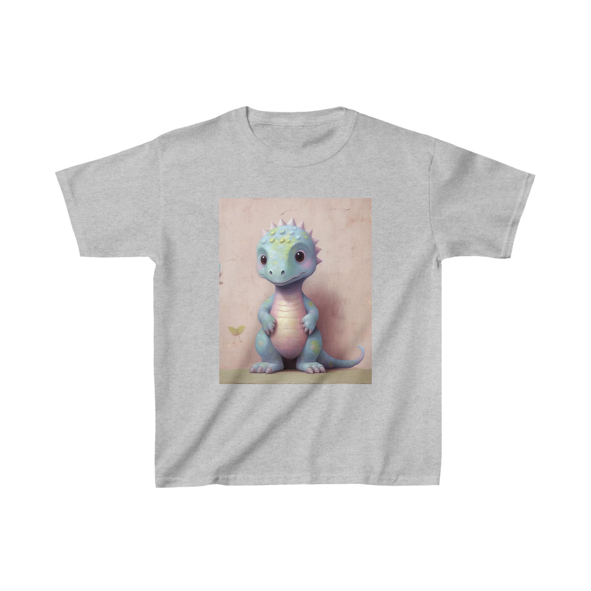 Blaues Dino-T-Shirt