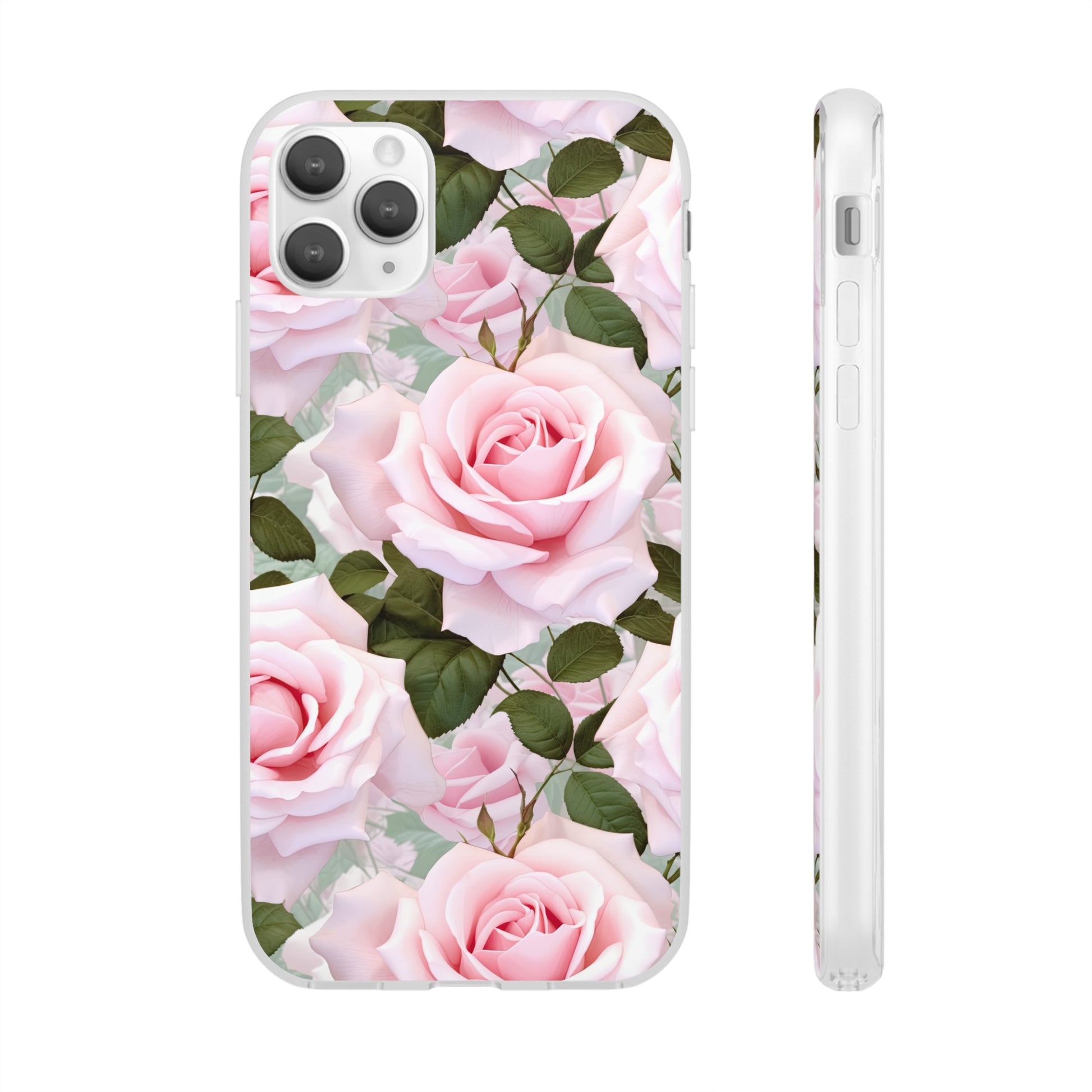 Flexible Pink Rose Phone Case