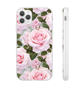 Flexible Pink Rose Phone Case