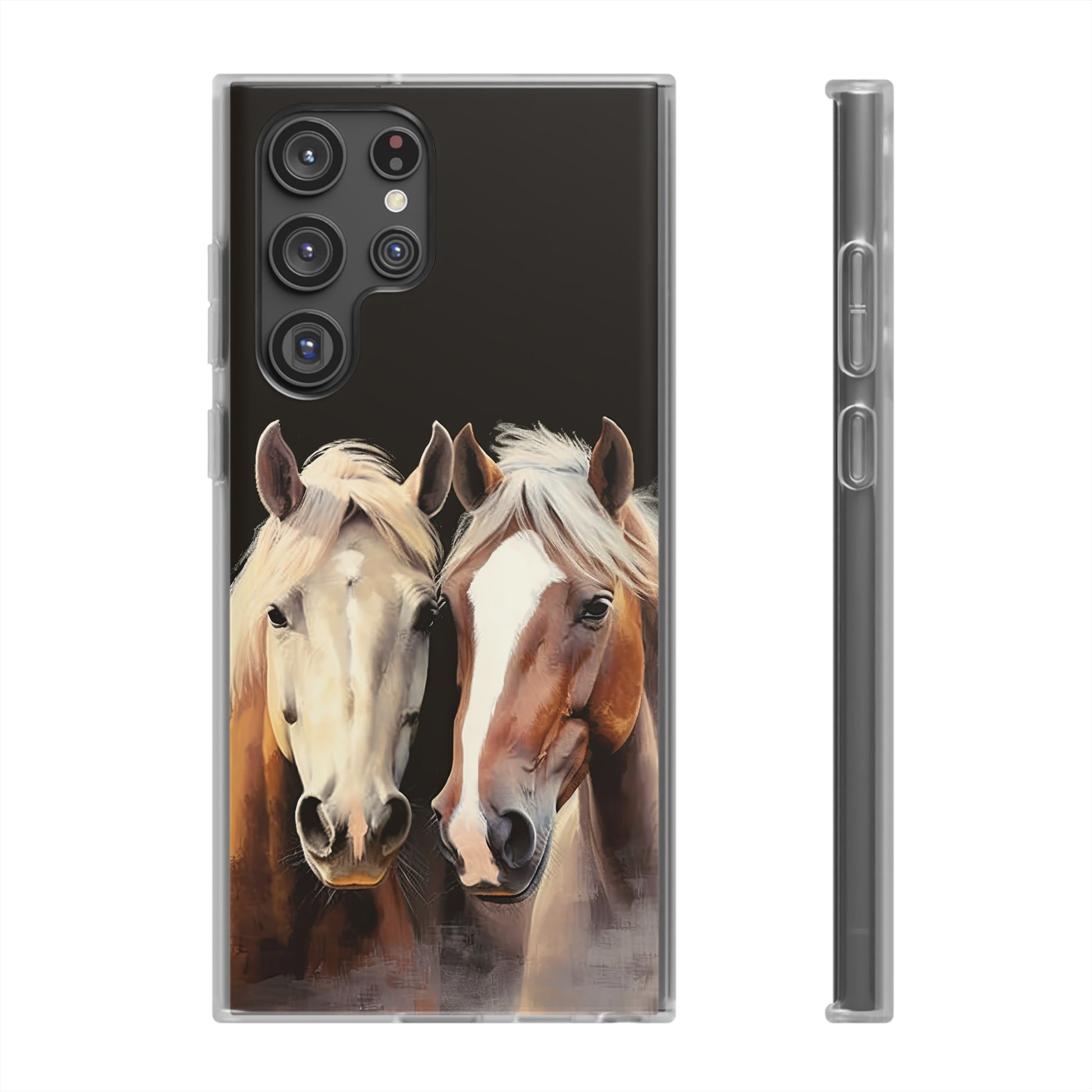 Flexible Horse Phone Case "Reliable Companions"