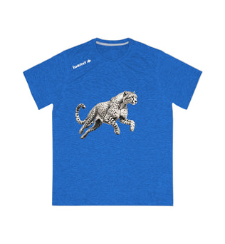 Men's Sports T-shirt with Running Cheetah