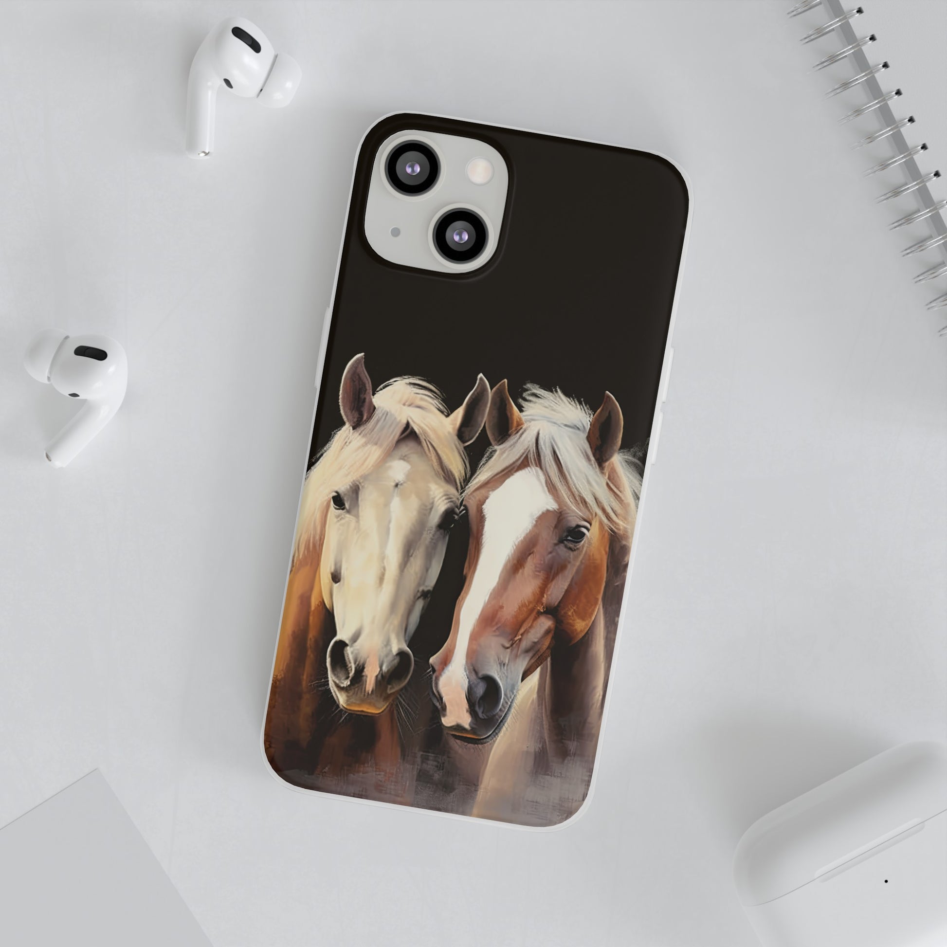 Flexible Horse Phone Case "Reliable Companions"