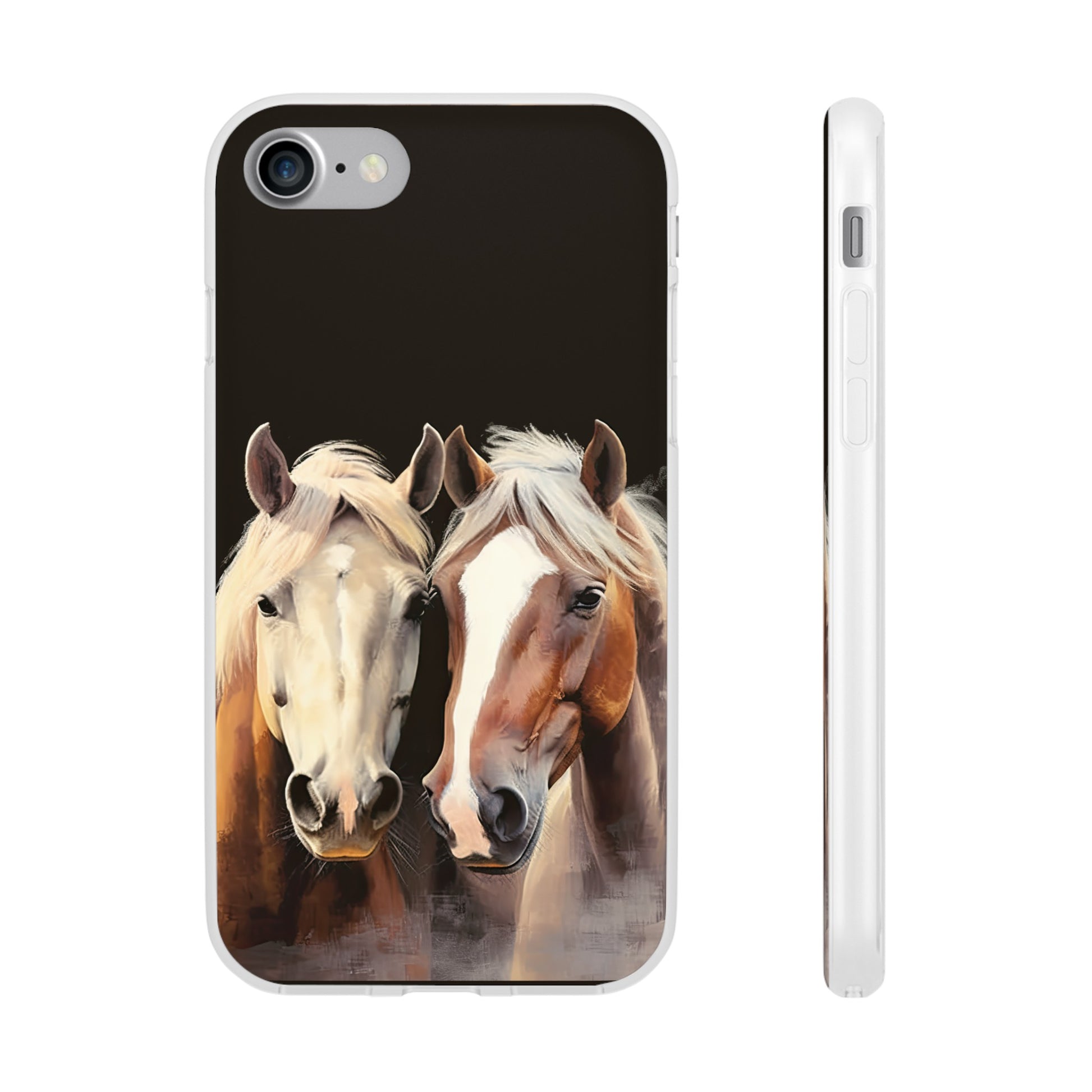 Flexible Horse Phone Case "Reliable Companions"