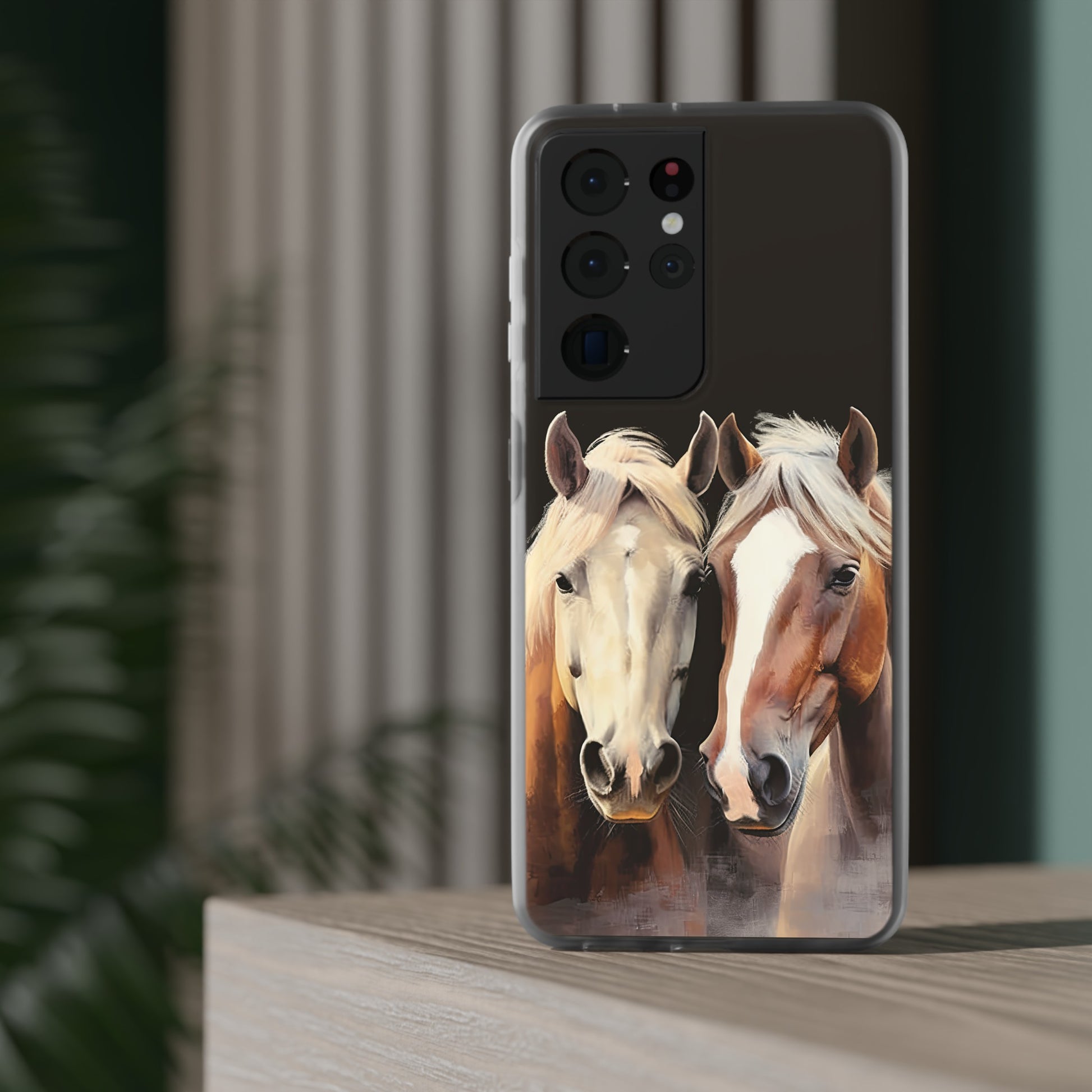 Flexible Horse Phone Case "Reliable Companions"