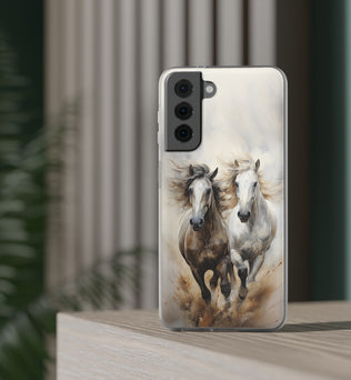 Flexible Horse-Themed Phone Case 