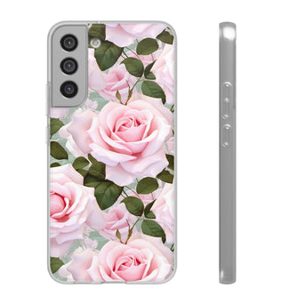 Flexible Pink Rose Phone Case