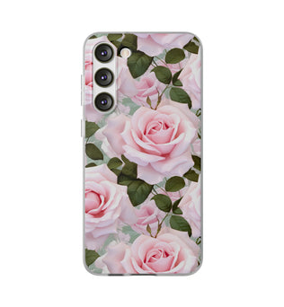 Flexible Pink Rose Phone Case