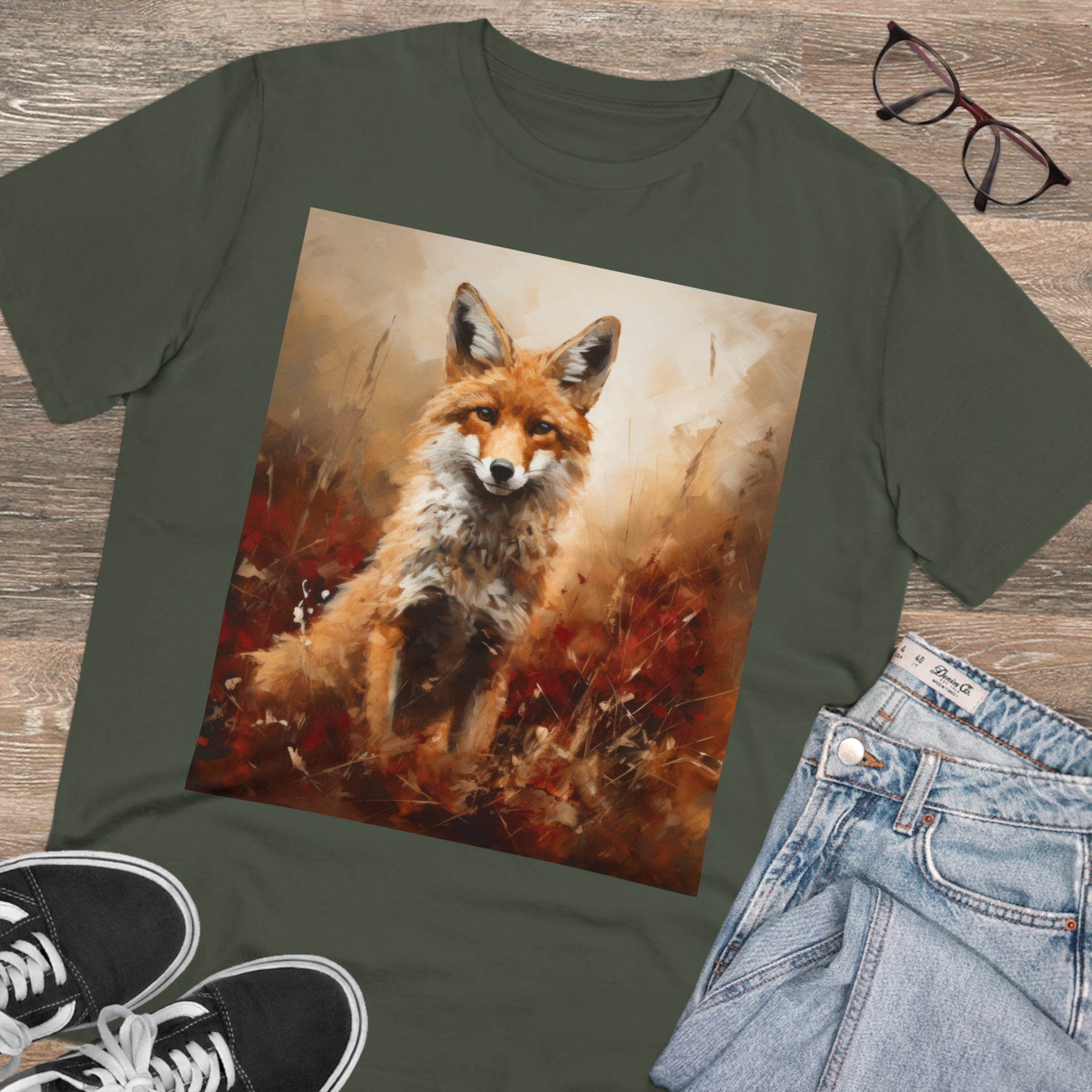 Unisex Fox T-Shirt – umweltfreundlich 