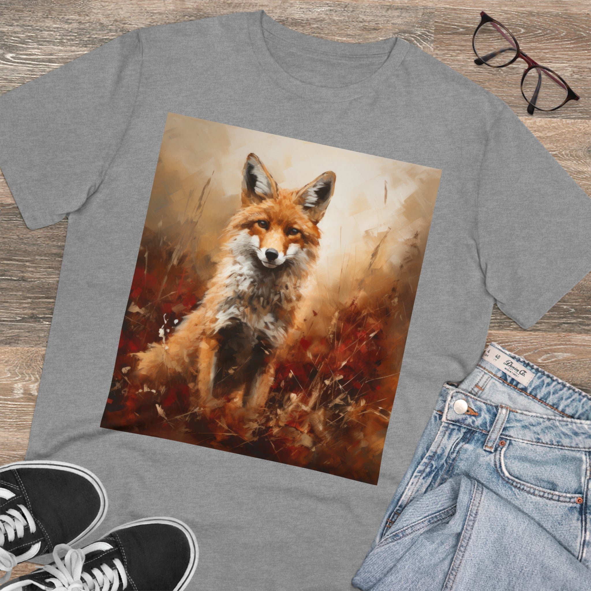 T-Shirt Renard Unisexe - Ecologique 