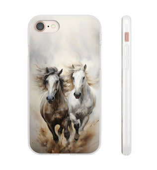 Flexible Horse-Themed Phone Case 