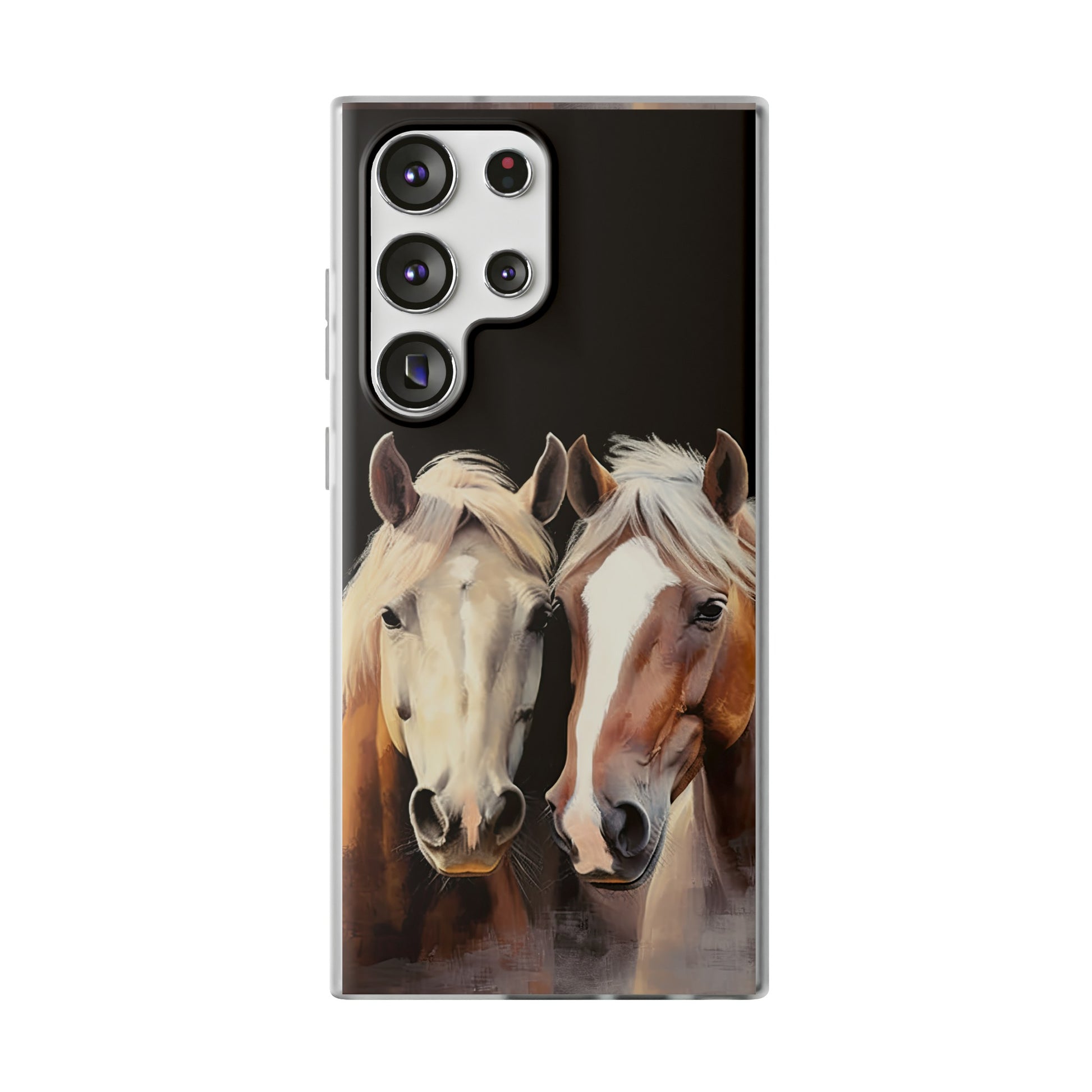 Flexible Horse Phone Case "Reliable Companions"