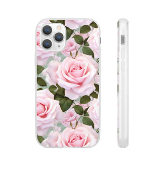 Flexible Pink Rose Phone Case