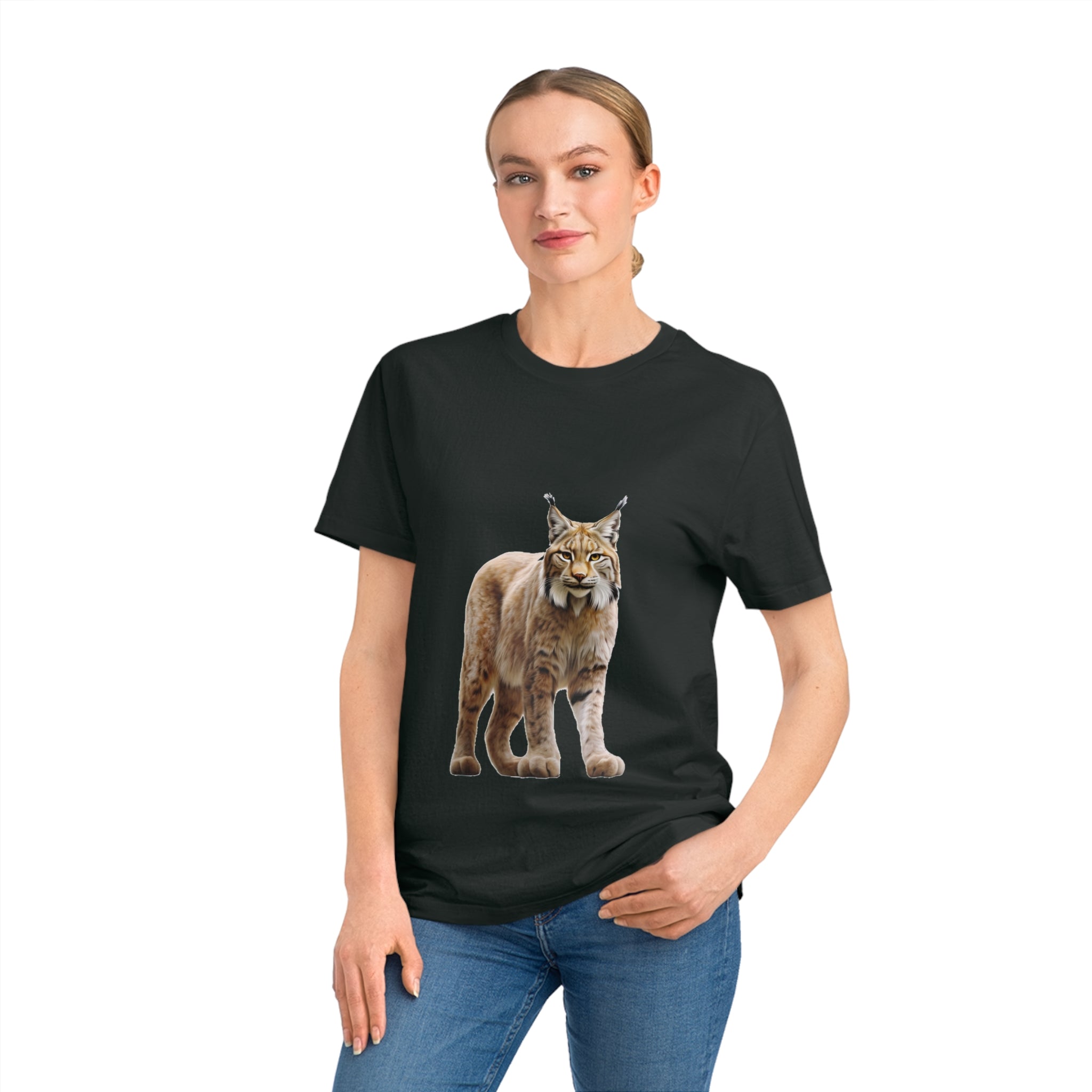 Unisex Luchs T-Shirt – umweltfreundlich 