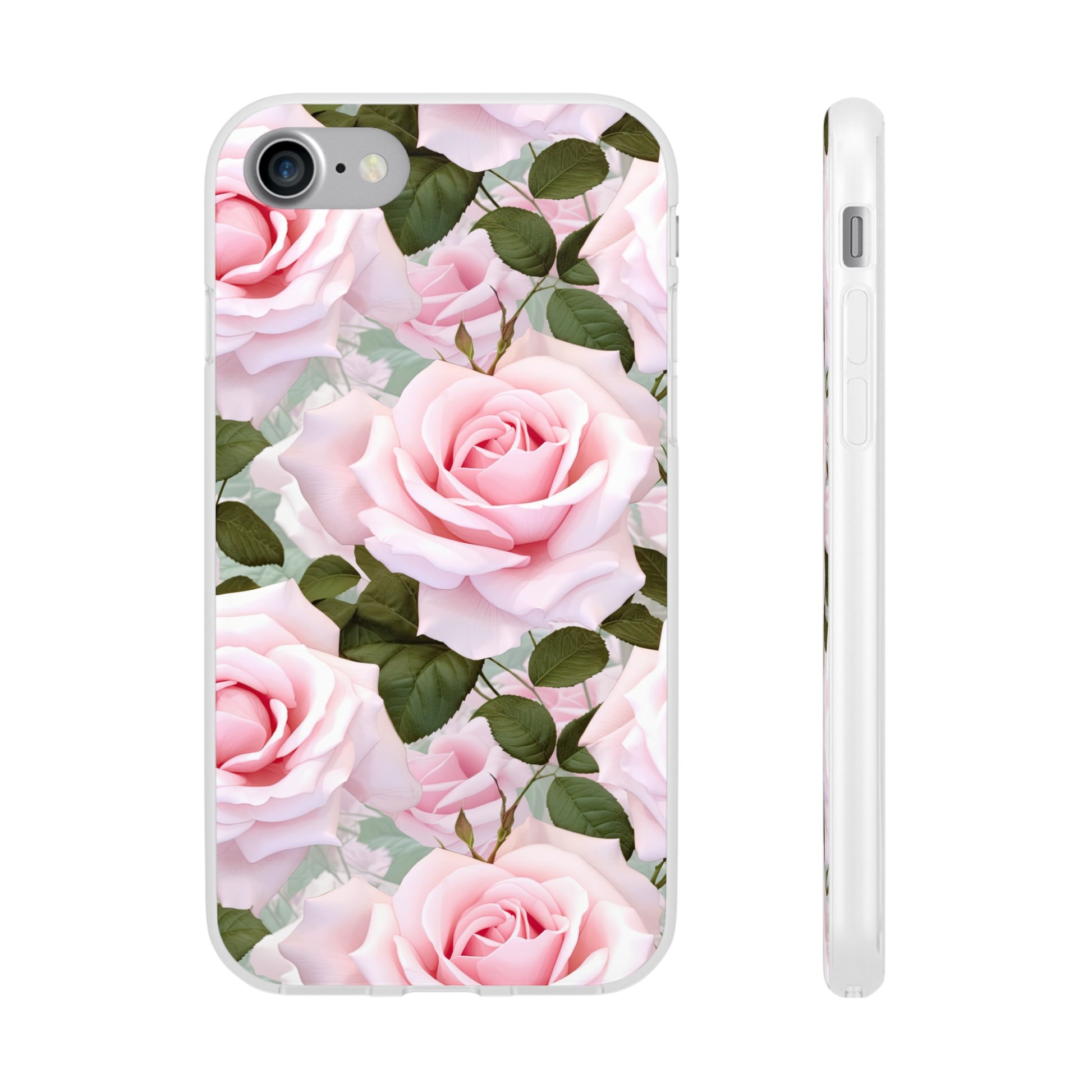 Flexible Pink Rose Phone Case