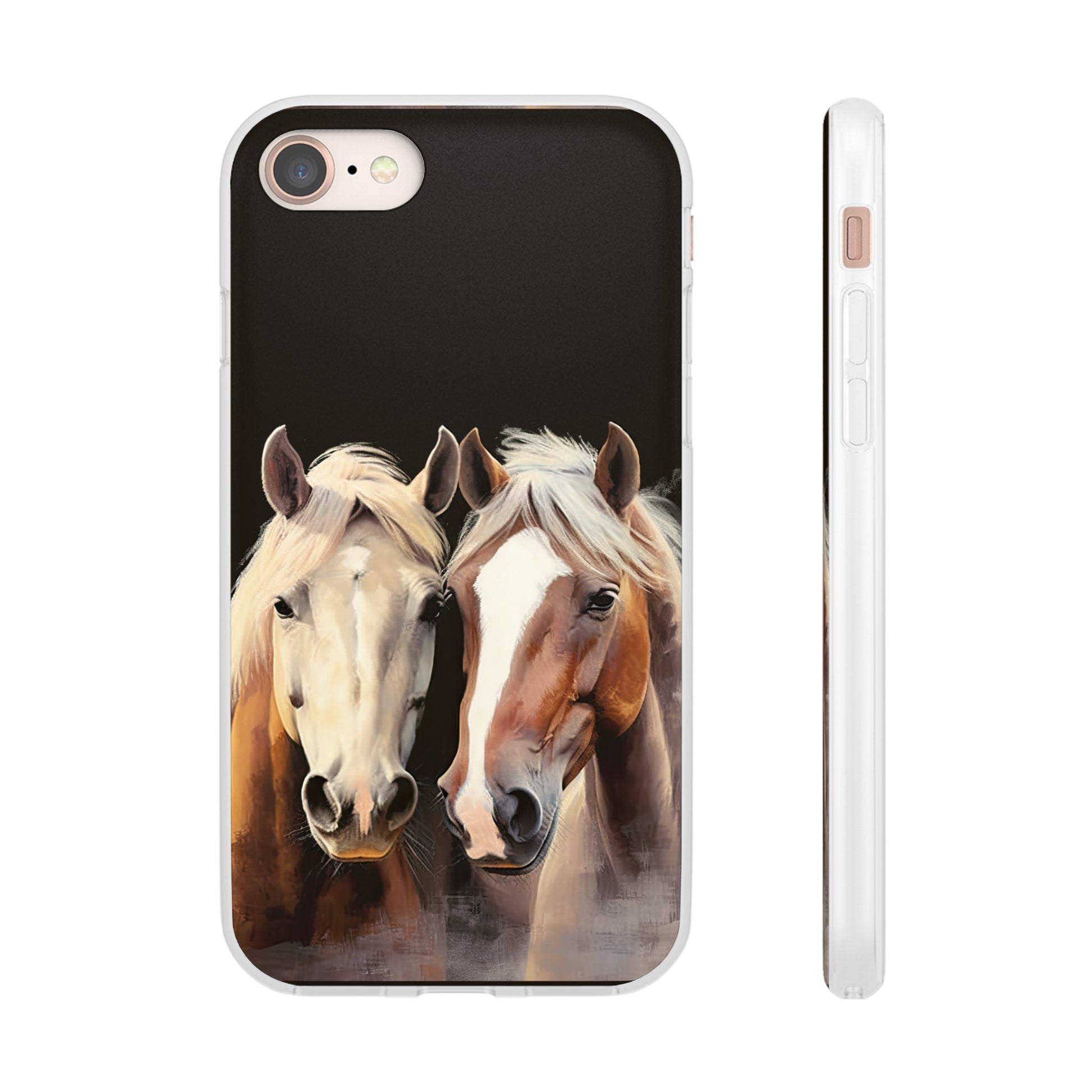 Flexible Horse Phone Case "Reliable Companions"