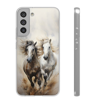 Flexible Horse-Themed Phone Case 