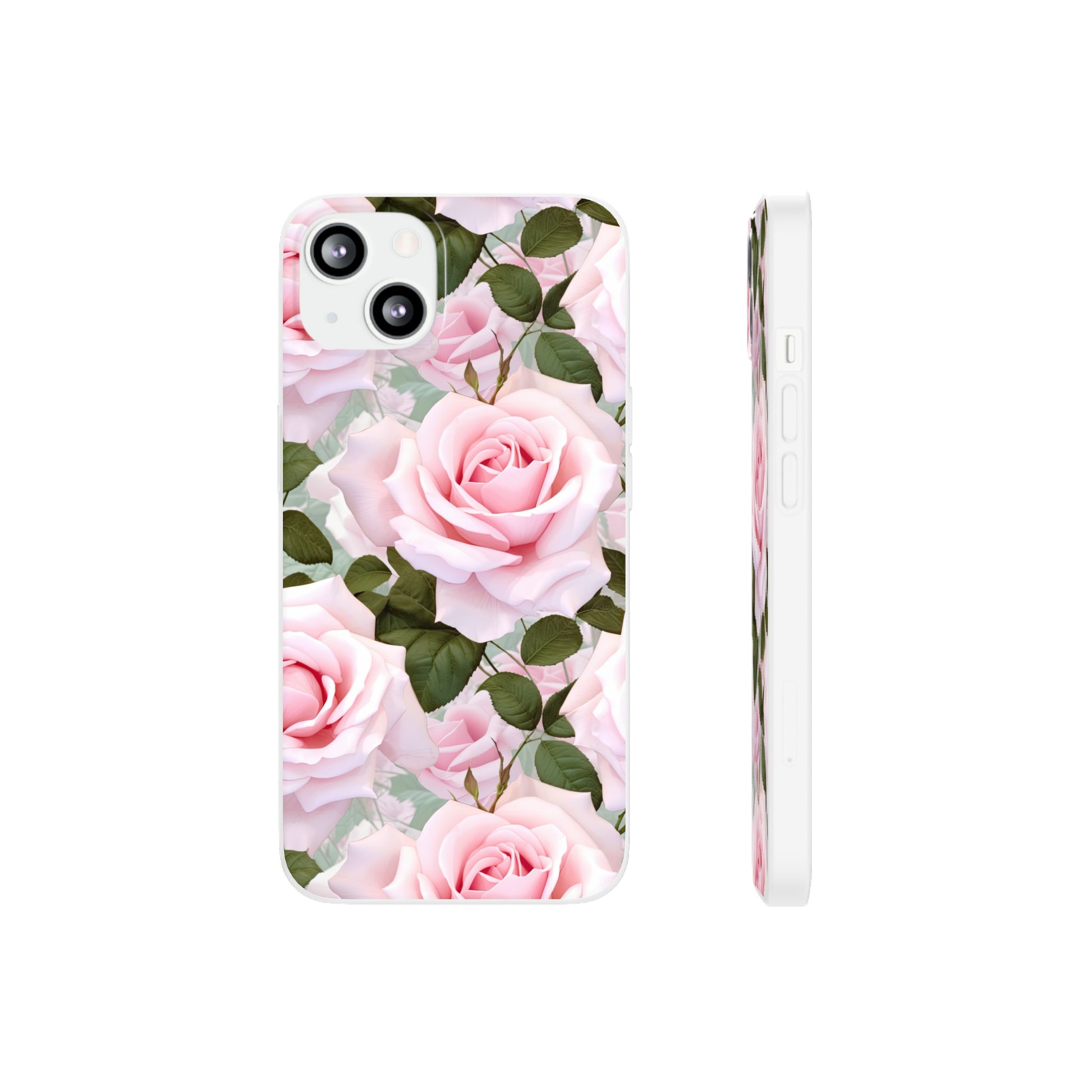 Flexible Pink Rose Phone Case