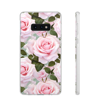 Flexible Pink Rose Phone Case