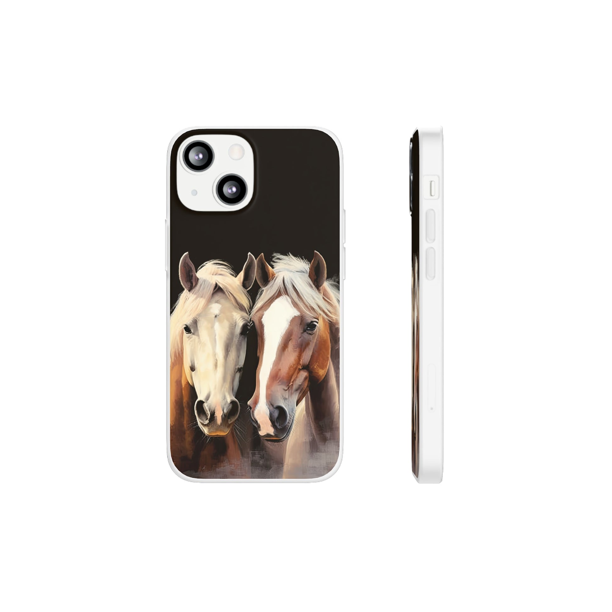 Flexible Horse Phone Case "Reliable Companions"