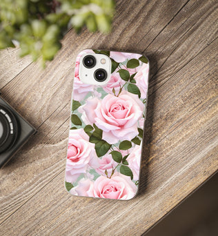 Flexible Pink Rose Phone Case