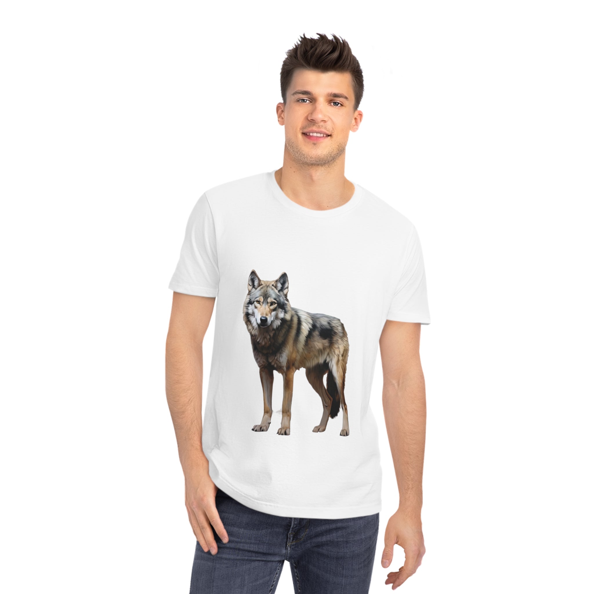 T-shirt loup unisexe - respectueux de l'environnement 