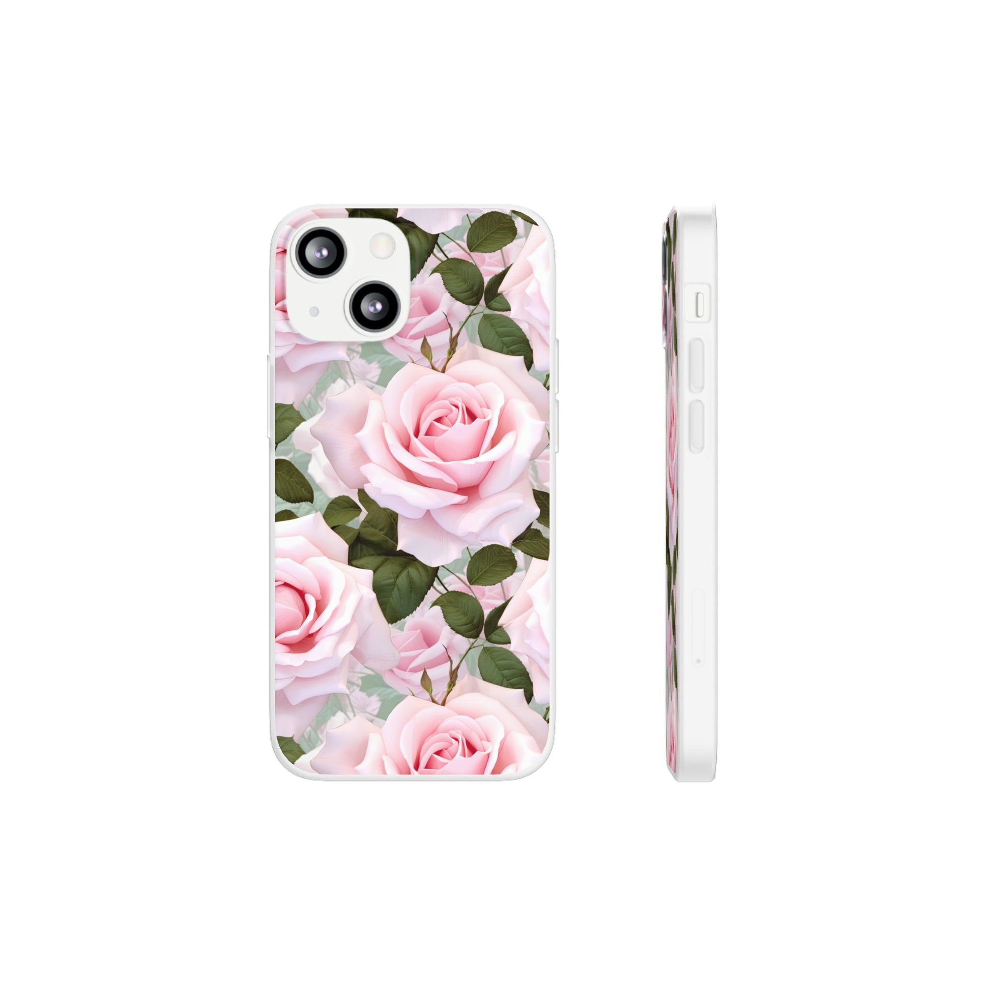 Flexible Pink Rose Phone Case