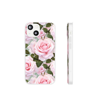 Flexible Pink Rose Phone Case