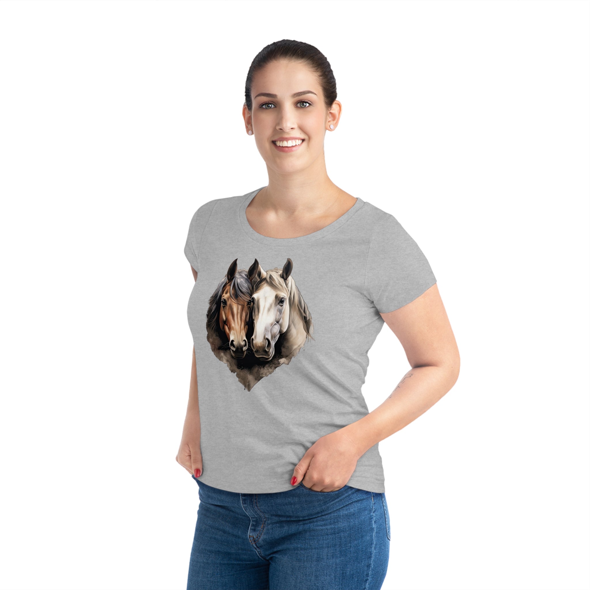 T-shirt cheval pour femmes Horse Harmony - Respectueux de l'environnement