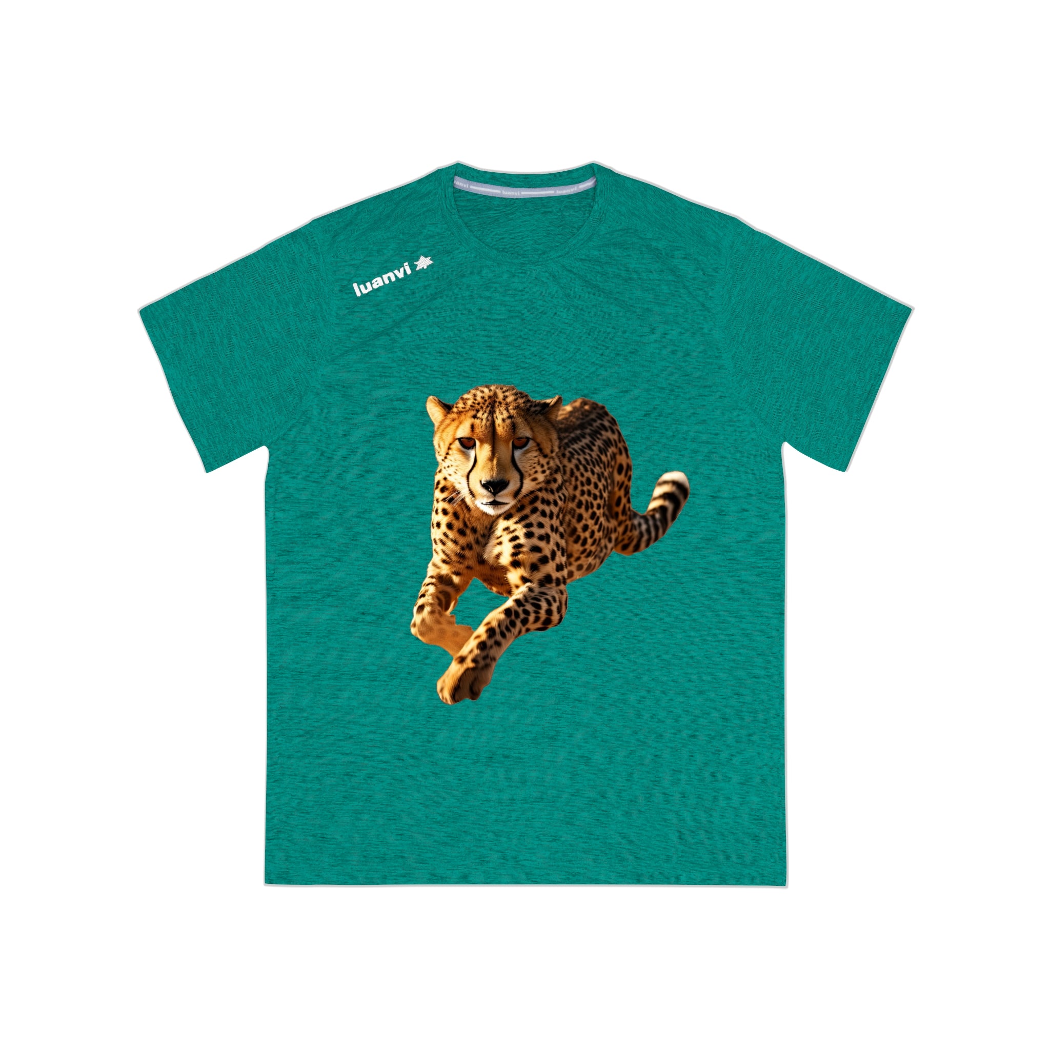 Men's Sports T-shirt with Cheetah Print