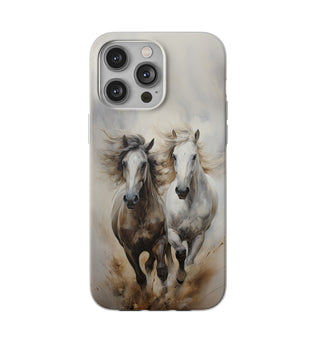 Flexible Horse-Themed Phone Case 