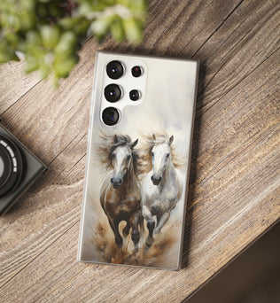 Flexible Horse-Themed Phone Case 