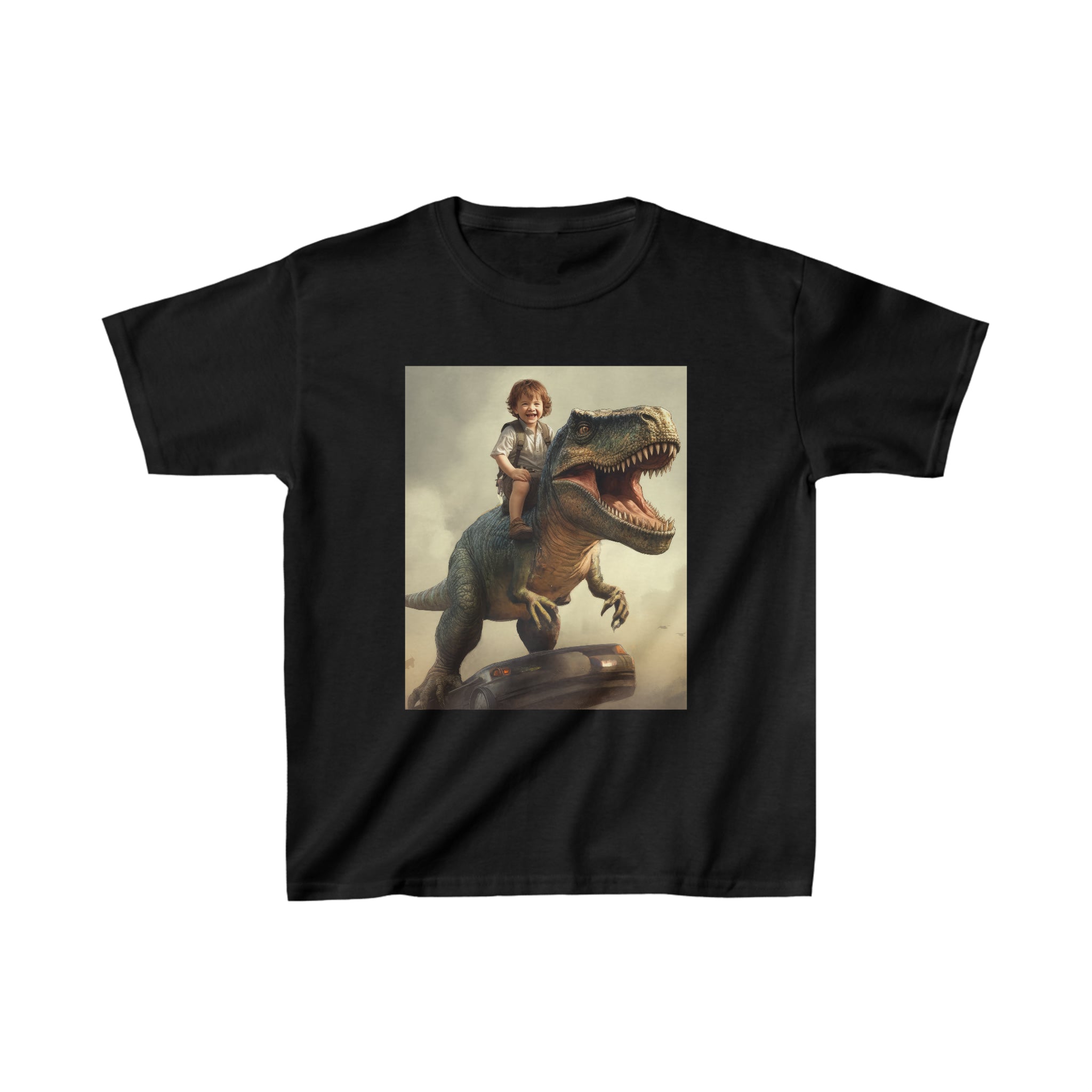 T-shirt Cavalier Dinosaure 