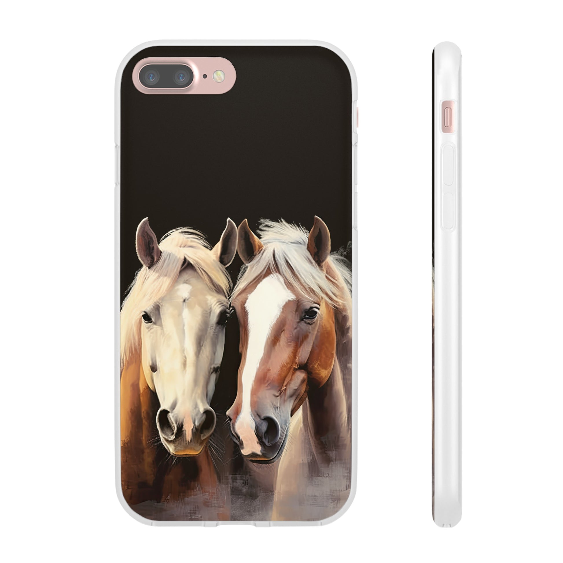 Flexible Horse Phone Case "Reliable Companions"