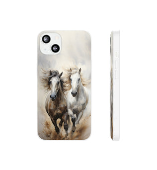 Flexible Horse-Themed Phone Case 