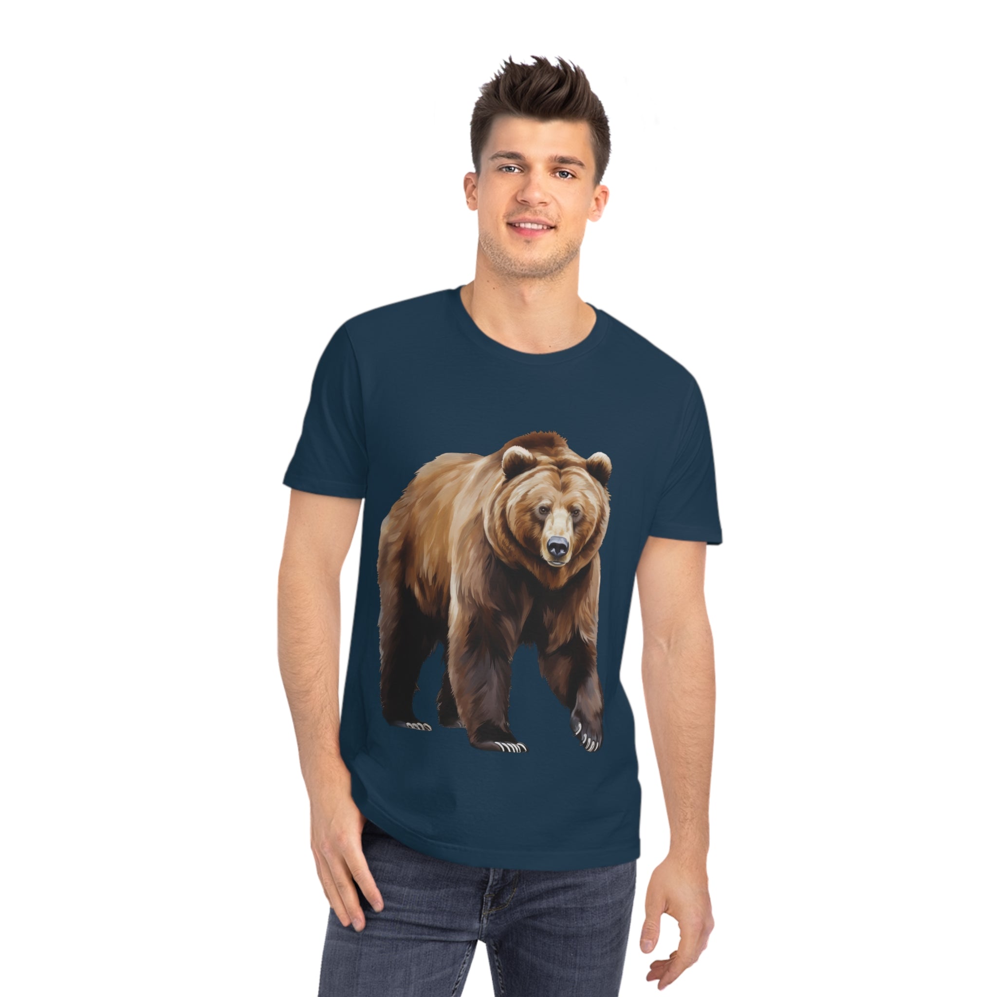 Unisex Brown Bear T-Shirt - Eco-Friendly