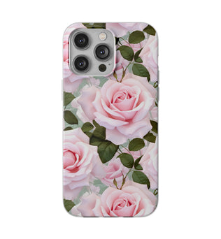 Flexible Pink Rose Phone Case