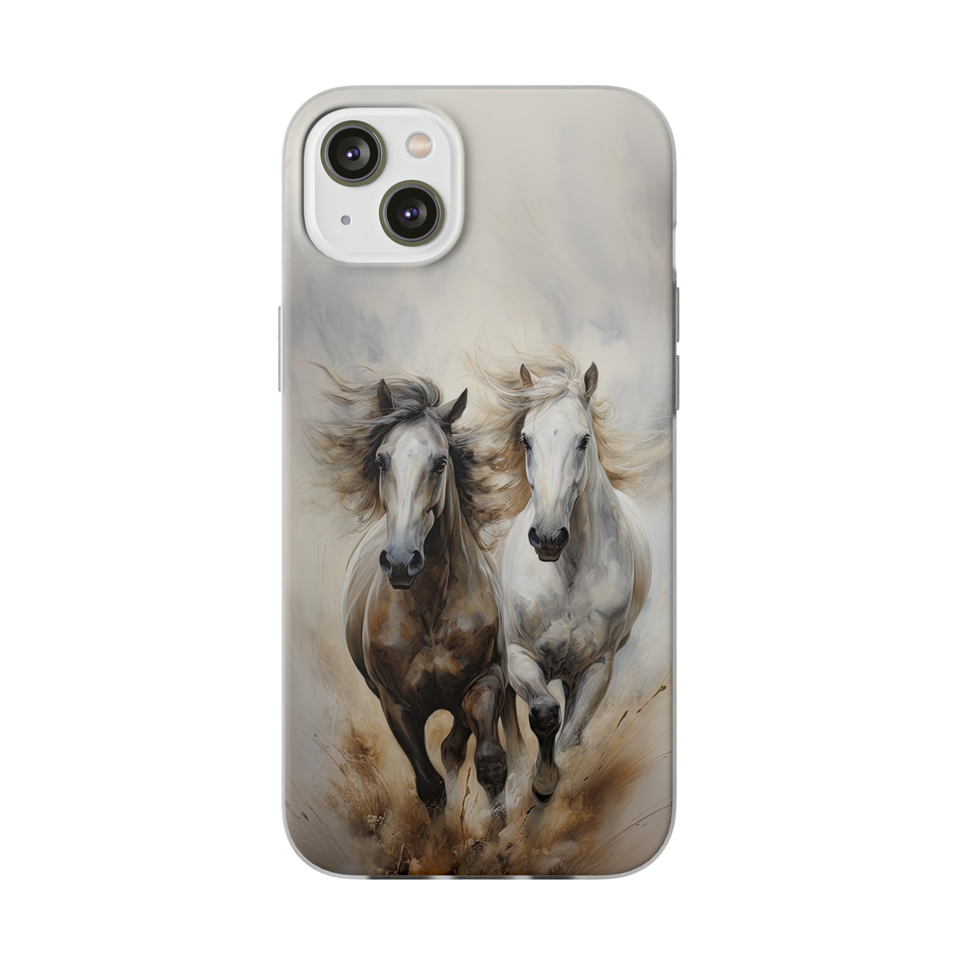 Flexible Horse-Themed Phone Case "Champions Unleashed"