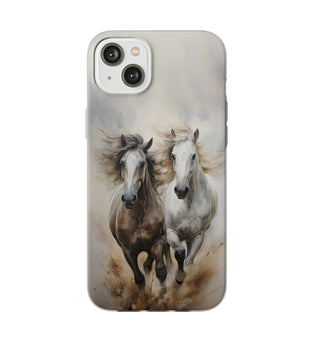 Flexible Horse-Themed Phone Case 