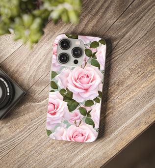 Flexible Pink Rose Phone Case