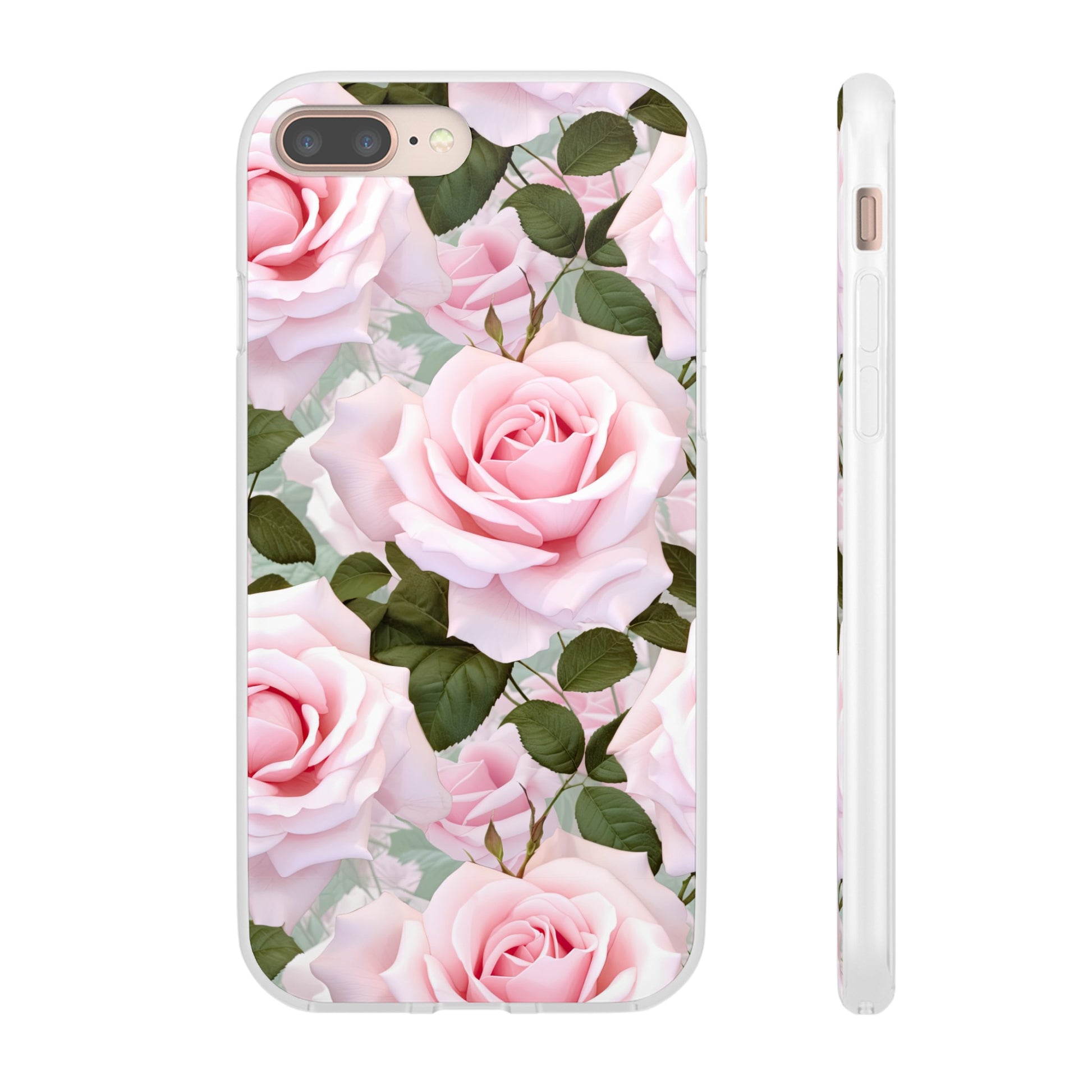 Flexible Pink Rose Phone Case