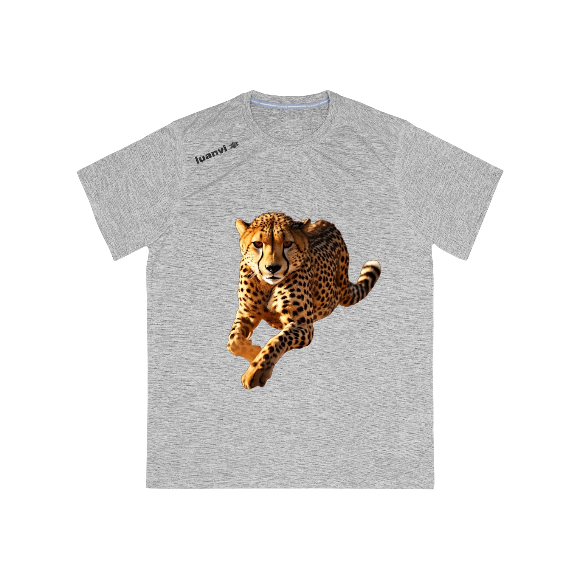 Men's Sports T-shirt with Cheetah Print