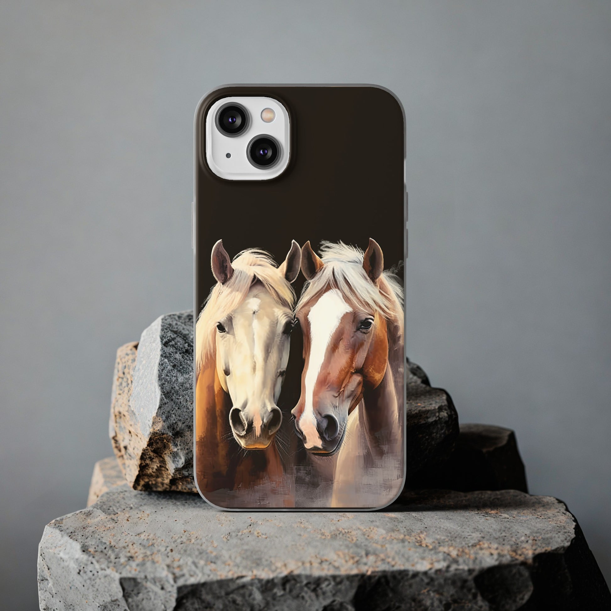 Flexible Horse Phone Case "Reliable Companions"