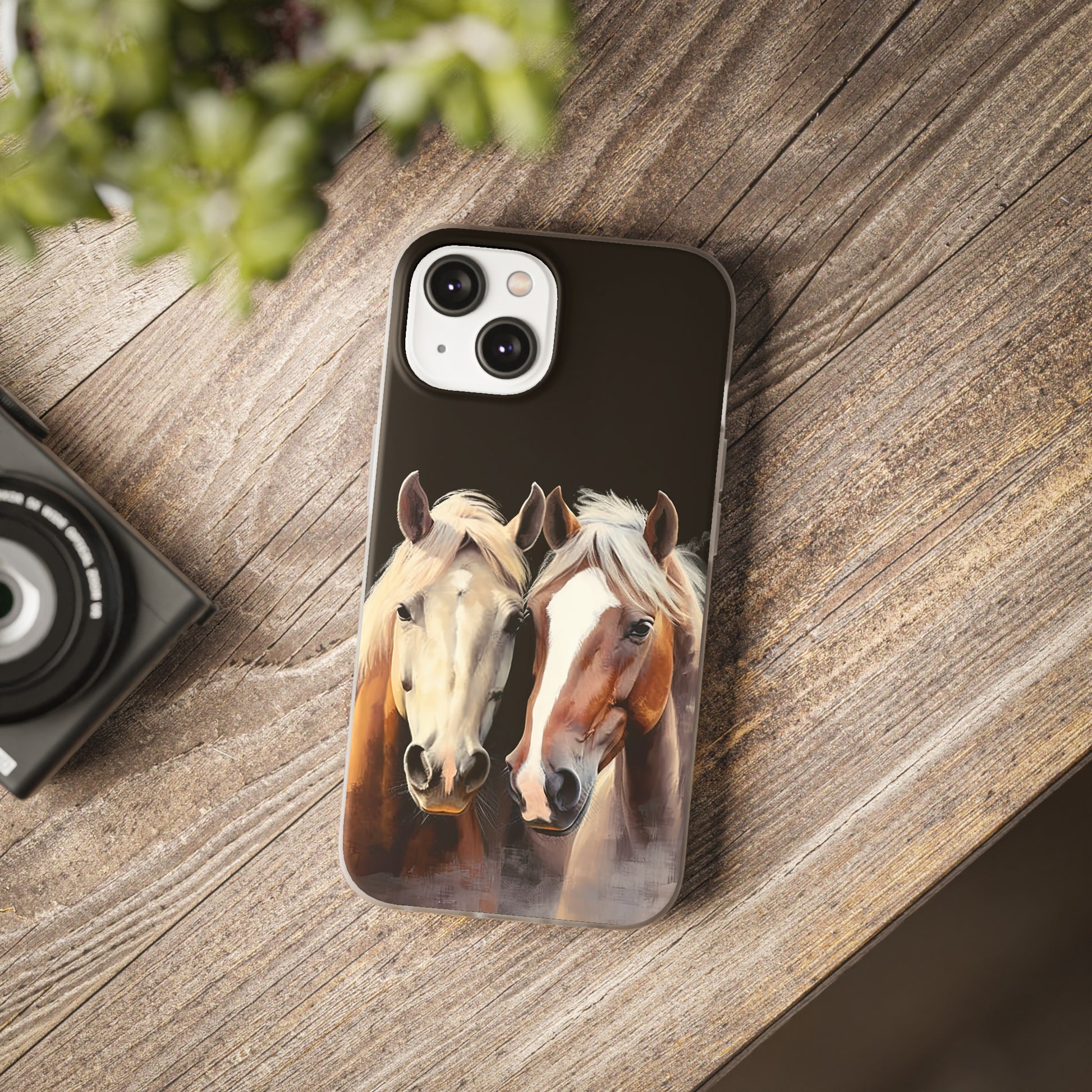 Flexible Horse Phone Case "Reliable Companions"