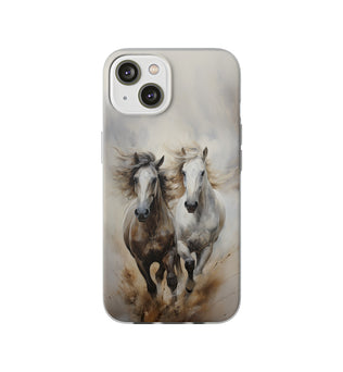 Flexible Horse-Themed Phone Case 