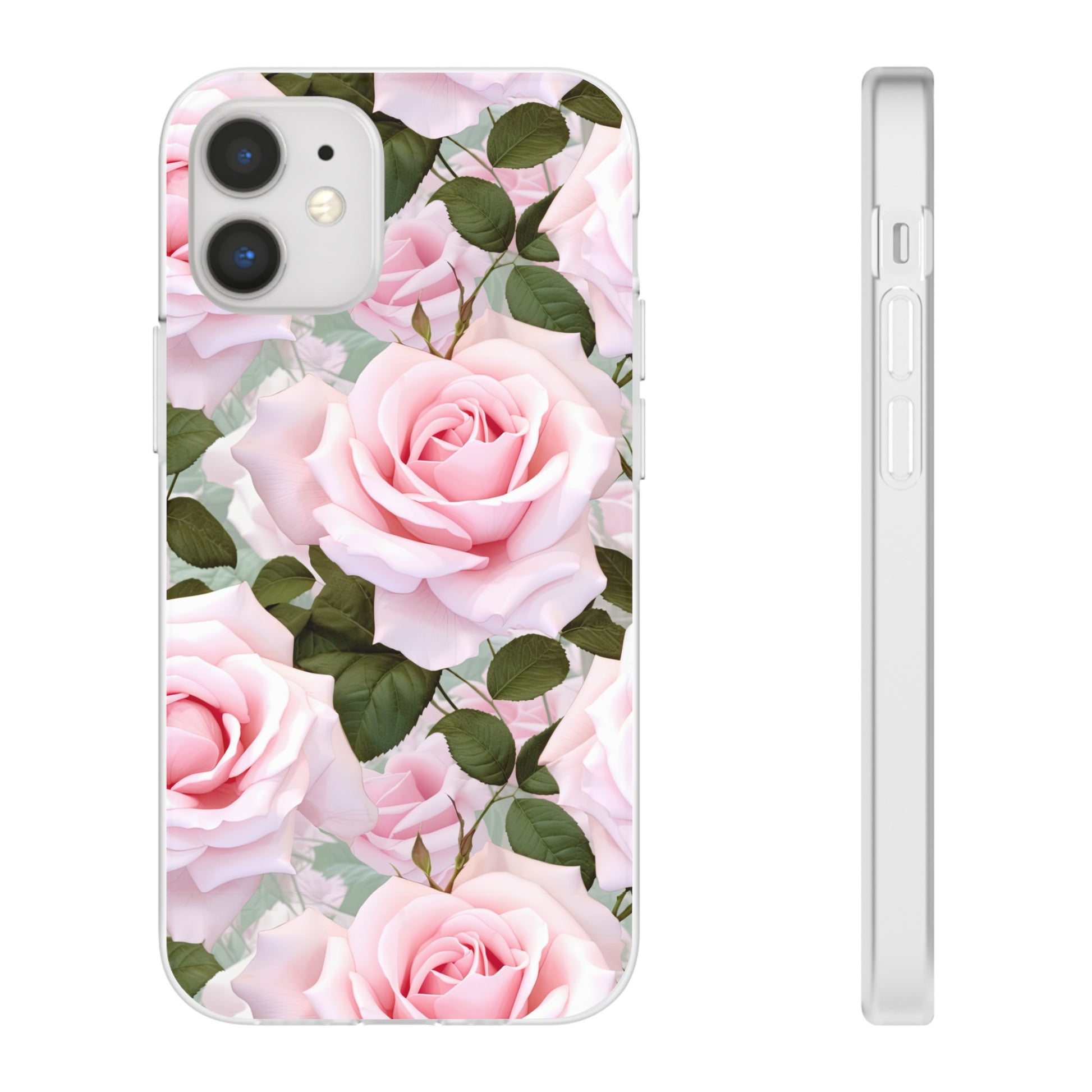 Flexible Pink Rose Phone Case