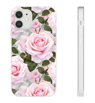 Flexible Pink Rose Phone Case