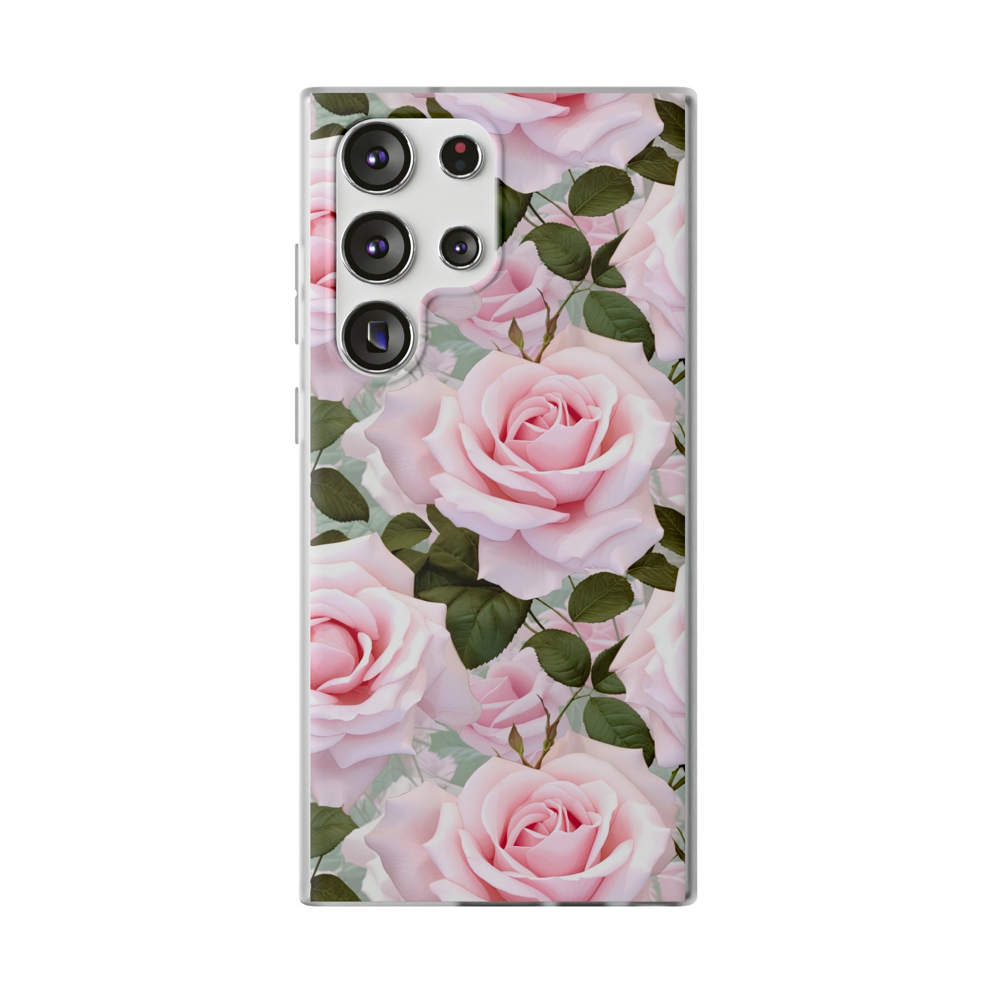 Flexible Pink Rose Phone Case