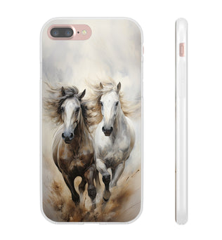 Flexible Horse-Themed Phone Case 